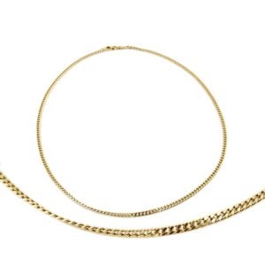 Złoty łańcuszek SPLOT PANCERKA 45 cm - 5,000 g