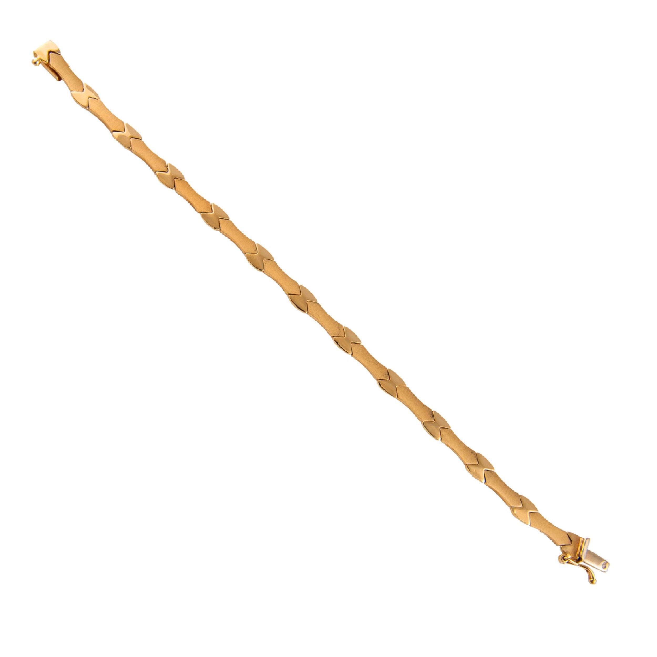 Elegancka złota bransoletka 18 cm - 8,400 g