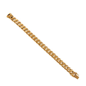 Okazała złota bransoletka SPLOT PANCERKA - 18,5 cm - 23,180 g