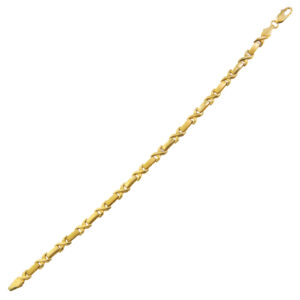 Elegancka złota bransoletka 19 cm - 4,700 g