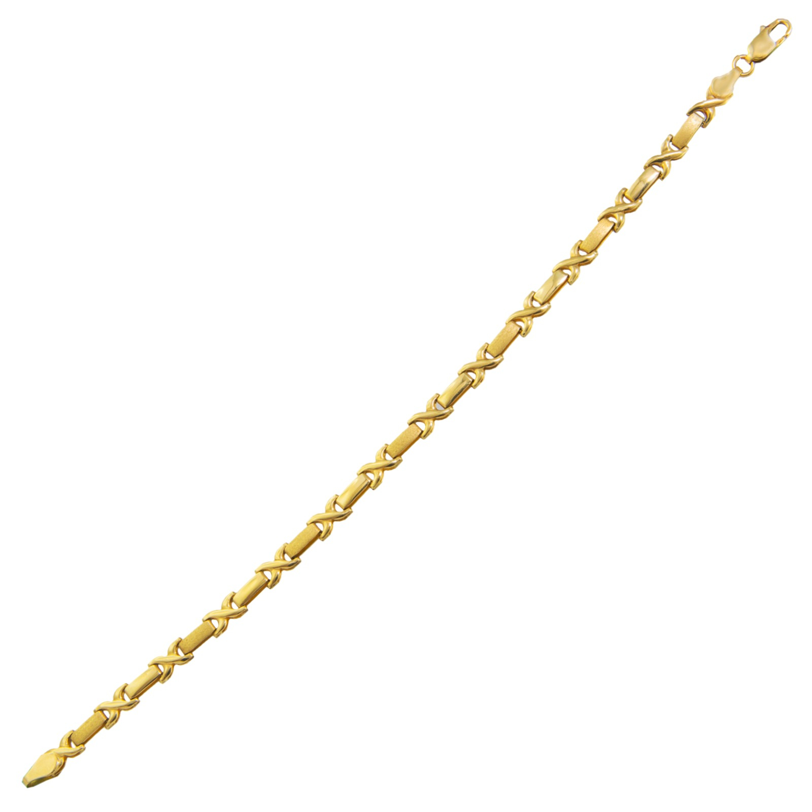 Elegancka złota bransoletka 19 cm - 4,700 g