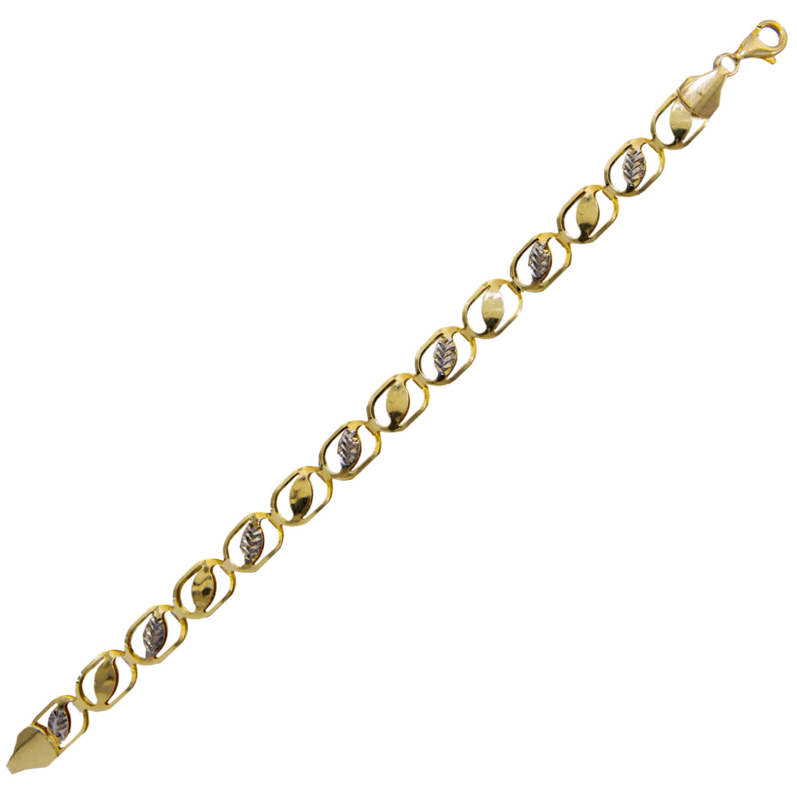 Elegancka złota bransoletka 17,5 cm - 4,580 g