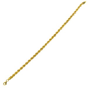 Okazała złota bransoletka SPLOT KORDEL 19 cm - 3,190 g